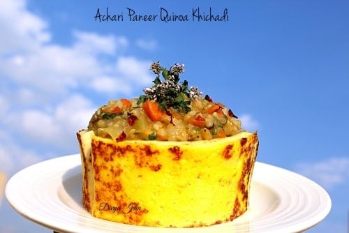Achari Paneer Quinoa Khichadi - Plattershare - Recipes, food stories and food lovers