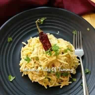 Curd Spaghetti - Plattershare - Recipes, food stories and food enthusiasts