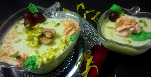 Saffron Cardmon Pannacotta In My Way - Plattershare - Recipes, Food Stories And Food Enthusiasts