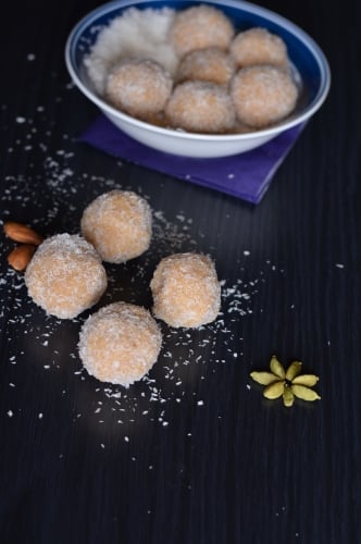 Coconut Laddu With Dulce De Leche (Simmered Condensed Milk) - Plattershare - Recipes, food stories and food lovers
