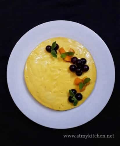 Steamed Mango Yogurt/ Aam Bhapa Doi - Plattershare - Recipes, Food Stories And Food Enthusiasts
