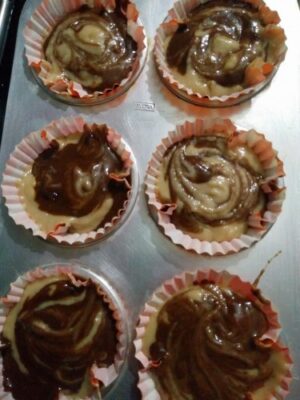Eggless Marble Cupcakes: A Moist & Delicious Whole Wheat Treat - Plattershare - Recipes, food stories and food lovers Eggless Marble Cupcakes: A Moist & Delicious Whole Wheat Treat - Plattershare - Recipes, food stories and food lovers