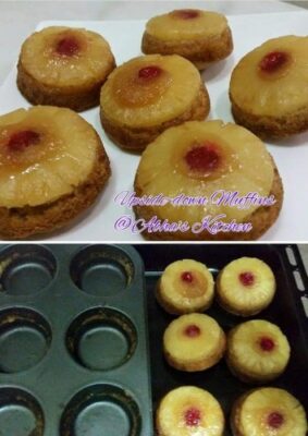 Pineapple Upside Down Muffins - Plattershare - Recipes, food stories and food lovers