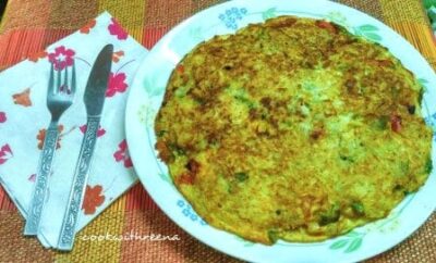 Spanish Tortilla (Frittata) with Potatoes, Peppers, and Cheese - Plattershare - Recipes, food stories and food lovers Spanish Tortilla (Frittata) with Potatoes, Peppers, and Cheese - Plattershare - Recipes, food stories and food lovers