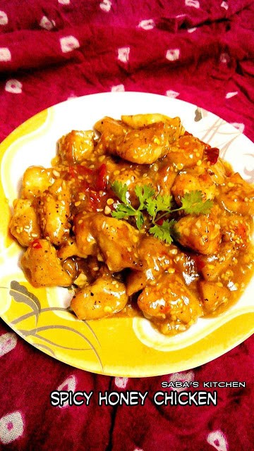 Spicy Honey Chicken - Plattershare - Recipes, food stories and food lovers
