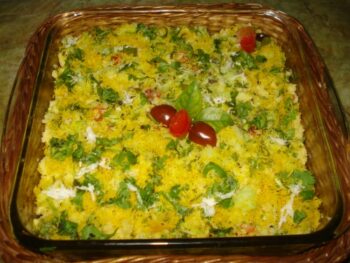 Khaman Dhokla Salad - Plattershare - Recipes, food stories and food lovers