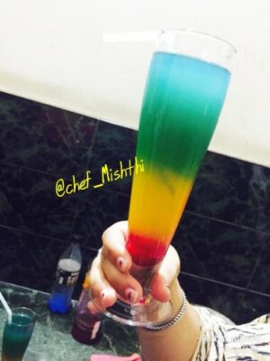 Rainbow Moctail - Plattershare - Recipes, food stories and food enthusiasts