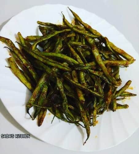 Fried Schezwan Green Beans - Plattershare - Recipes, food stories and food lovers