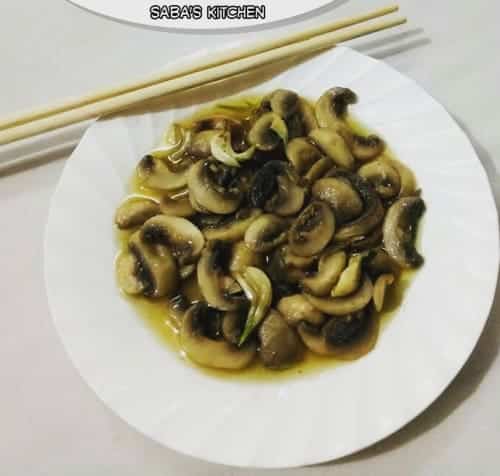 Shitake In Chili Garlic Mushrooms - Plattershare - Recipes, food stories and food lovers