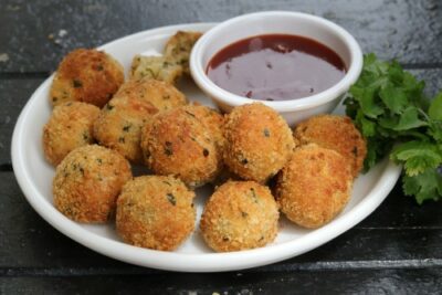Crispy Cheese Balls Without Oil - Plattershare - Recipes, food stories and food lovers