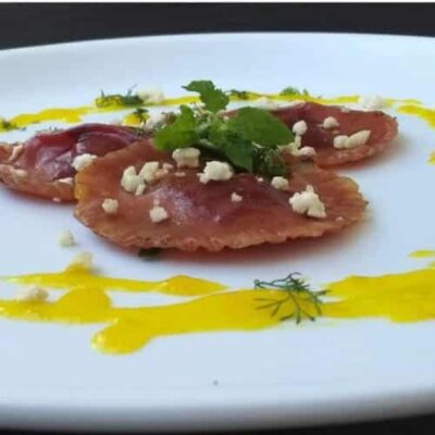 Ruby Beet Ravioli with Zesty Lemon Sauce - Plattershare - Recipes, food stories and food lovers Ruby Beet Ravioli with Zesty Lemon Sauce - Plattershare - Recipes, food stories and food lovers