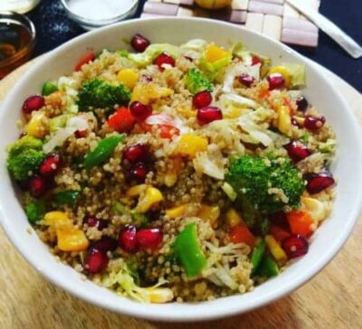 Mediterranean Quinoa Summer Salad - Plattershare - Recipes, Food Stories And Food Enthusiasts