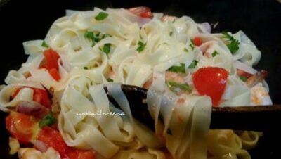 Sizzling Garlic Shrimp Fettuccine: A Restaurant-Quality Pasta Dish - Plattershare - Recipes, food stories and food lovers Sizzling Garlic Shrimp Fettuccine: A Restaurant-Quality Pasta Dish - Plattershare - Recipes, food stories and food lovers