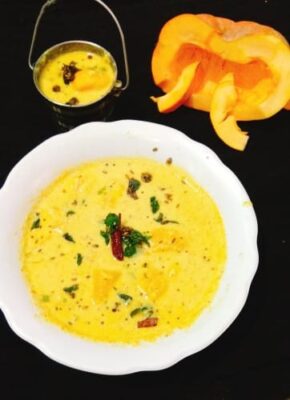 Creamy Pumpkin Yogurt Curry (Kumbalakai Majjige Huli) - Plattershare - Recipes, food stories and food lovers Creamy Pumpkin Yogurt Curry (Kumbalakai Majjige Huli) - Plattershare - Recipes, food stories and food lovers