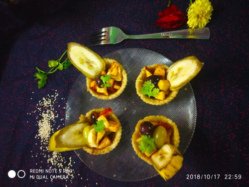 Millet Rice Fruit Cups Chat - Plattershare - Recipes, food stories and food lovers