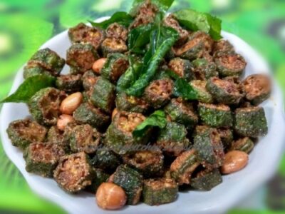 Crispy Kurkuri Bhindi (Okra Fry): A Flavorful Indian Snack - Plattershare - Recipes, food stories and food lovers Crispy Kurkuri Bhindi (Okra Fry): A Flavorful Indian Snack - Plattershare - Recipes, food stories and food lovers