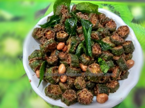 Kurkuri Bhindi, Bendakaya Vepudu, Vendakkai Varuval - Plattershare - Recipes, food stories and food enthusiasts