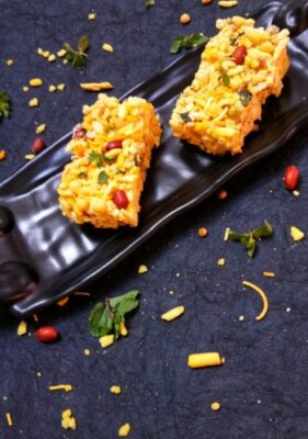 Sweet & Savory Chocolate Bhujia Bars: An Irresistible Indian Fusion Treat - Plattershare - Recipes, food stories and food lovers Sweet & Savory Chocolate Bhujia Bars: An Irresistible Indian Fusion Treat - Plattershare - Recipes, food stories and food lovers