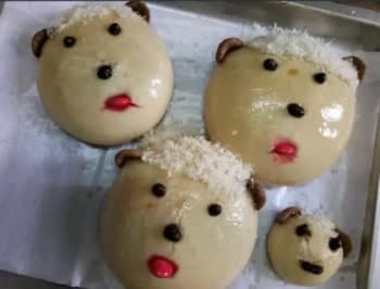 Coconut Stuffed Bunny Buns - Plattershare - Recipes, food stories and food lovers