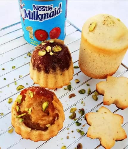 Gulabjamun Cup Cake - Plattershare - Recipes, food stories and food lovers