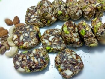Dates And Dry Fruit Burfi, Khajur And Dry Fruit Burfi - Plattershare - Recipes, food stories and food lovers