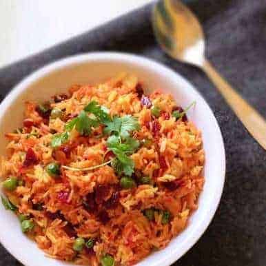 Beetroot Pulav - Plattershare - Recipes, food stories and food enthusiasts