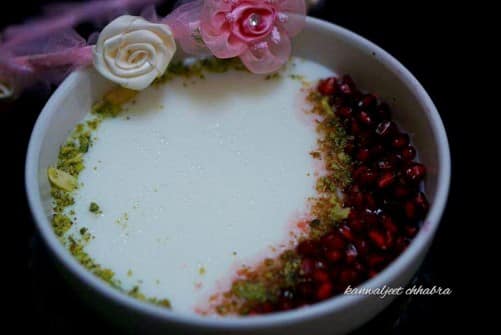 Israeli Malabi With Pomegranate Syrup - Plattershare - Recipes, Food Stories And Food Enthusiasts