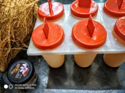 Popsicle With Saffron - Plattershare - Recipes, food stories and food lovers Popsicle With Saffron - Plattershare - Recipes, food stories and food lovers
