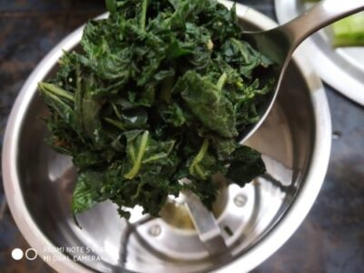 Luffa with Pumpkin Leaf Paste: A Vibrant Indian Homestyle Dish - Plattershare - Recipes, food stories and food lovers Luffa with Pumpkin Leaf Paste: A Vibrant Indian Homestyle Dish - Plattershare - Recipes, food stories and food lovers