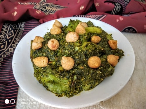 Luffa With Pumpkin Leaves Paste - Plattershare - Recipes, Food Stories And Food Enthusiasts