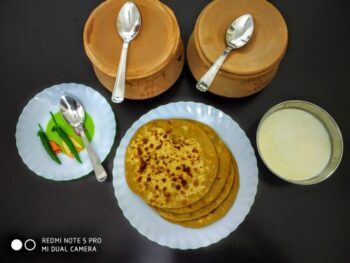 Chatpata Aloo Paratha - Plattershare - Recipes, food stories and food lovers