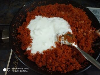 Gajar Ka Halwa With Coconut Cream - Plattershare - Recipes, food stories and food lovers