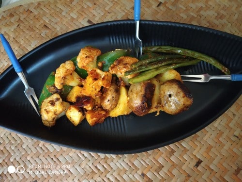 Tawa Fried Vegetables With Tandoori Masala - Plattershare - Recipes, Food Stories And Food Enthusiasts