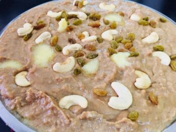 Halwa From Chestnut Flour - Plattershare - Recipes, food stories and food lovers