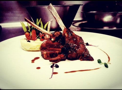 Barbecue Glazed Lamb Chops, Mash Potato ,Buttered Baby Carrots - Plattershare - Recipes, Food Stories And Food Enthusiasts