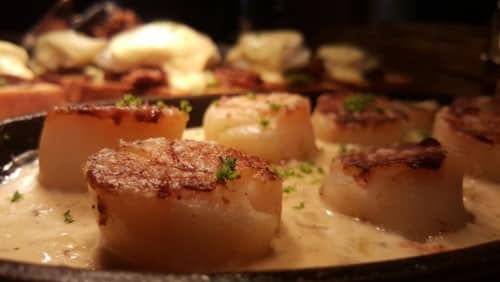 Seared Scallops , Mushroom And Leeks Fondue - Plattershare - Recipes, food stories and food lovers