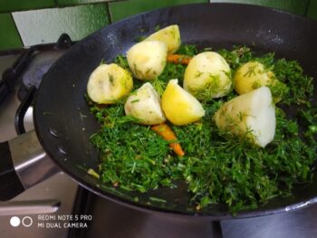 Simple Soya Aloo - Plattershare - Recipes, food stories and food lovers