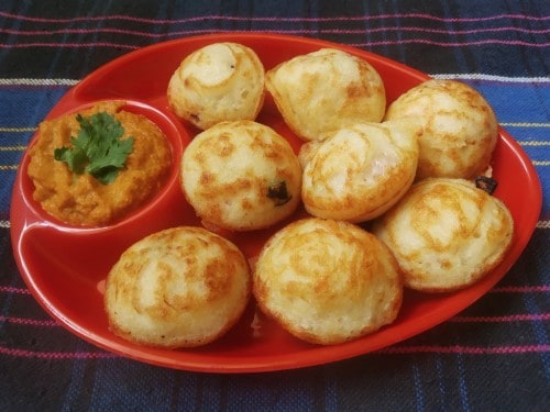 Vegetable Paniyaram Recipe| Kuzhi Paniyaram Recipe | Gunta Ponganalu - Plattershare - Recipes, Food Stories And Food Enthusiasts