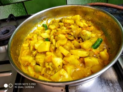 Pumpkin Flowers Curry - Plattershare - Recipes, food stories and food lovers