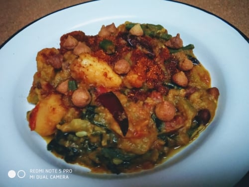 Malabar Spinach Curry - Plattershare - Recipes, food stories and food lovers