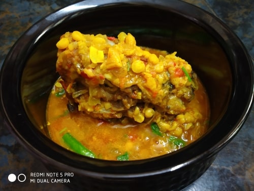 Fish Head With Chana Dal - Plattershare - Recipes, food stories and food lovers