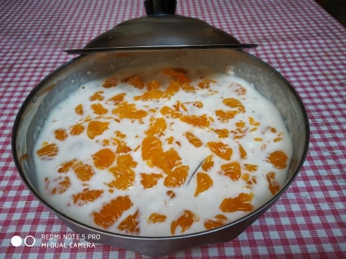 Kheer With Orange And Rasgulla - Plattershare - Recipes, food stories and food enthusiasts