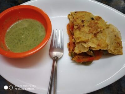 Cheesy Veggie-Stuffed Chapati: A Flavorful Indian Fusion - Plattershare - Recipes, food stories and food lovers Cheesy Veggie-Stuffed Chapati: A Flavorful Indian Fusion - Plattershare - Recipes, food stories and food lovers