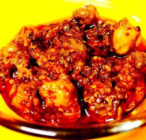 Marwari Chickpeas Raw Mango Pickle (Keri Chane Ka Achaar) - Plattershare - Recipes, food stories and food enthusiasts