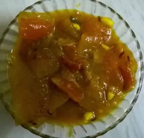 Tarbooz Ke Chilke Ki Sabzi / Watermelon Rind Curry - Plattershare - Recipes, food stories and food enthusiasts