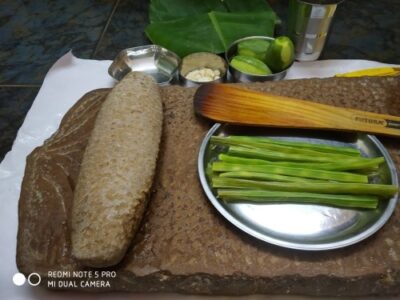 Pointed Gourd Stuffed With Drumsticks - Plattershare - Recipes, food stories and food lovers