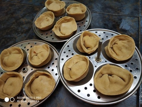 Momos With Bajra - Plattershare - Recipes, Food Stories And Food Enthusiasts