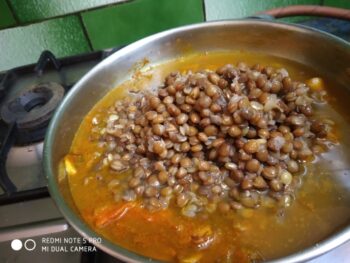 Mushroom With Masoor - Plattershare - Recipes, Food Stories And Food Enthusiasts