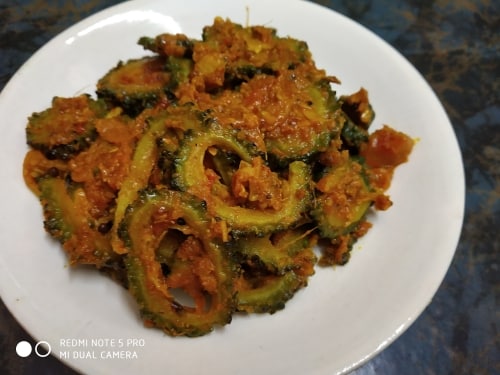 Burnt Bitter Gourd - Plattershare - Recipes, Food Stories And Food Enthusiasts