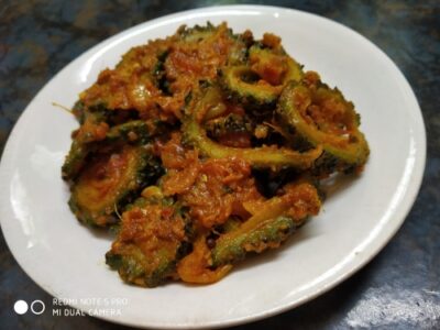 Burnt Bitter Gourd - Plattershare - Recipes, food stories and food lovers